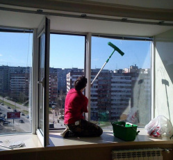 Мытье окон в однокомнатной квартире Соликамск